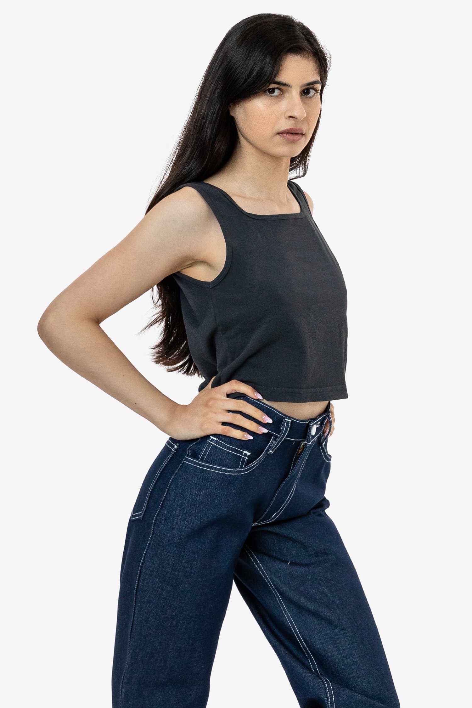 18/1 CROP TANK GRMNT DYE 20