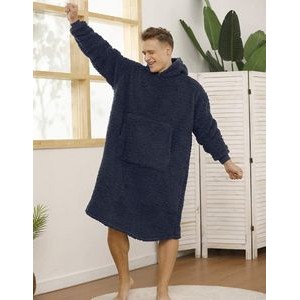 Fleece Hoodie Wearable Blanket 1