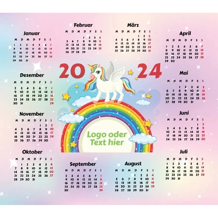 Unicorn & Rainbow Mouse Pad 2