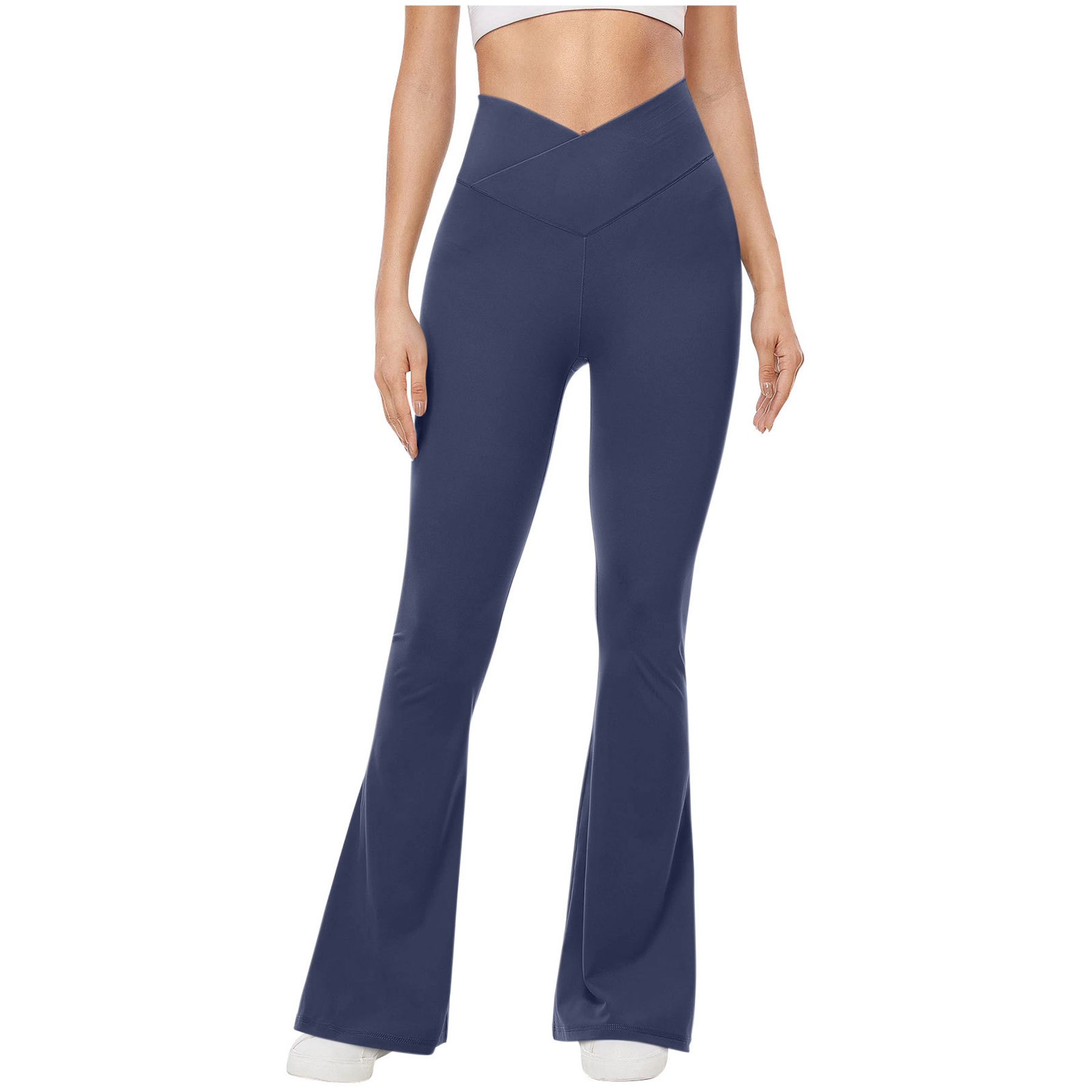High Waisted Flare Leggings Yoga Pants 26