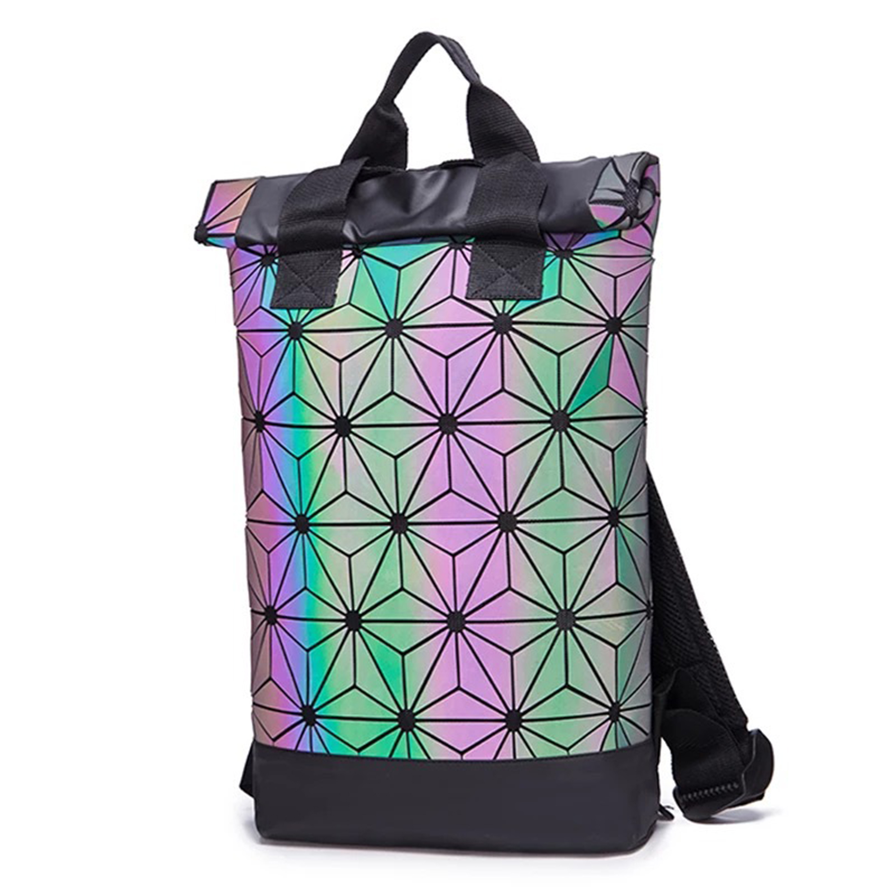 Geometric Rhombus Backpack 3