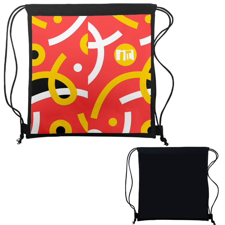Economy Sublimated Drawstring Pack 6