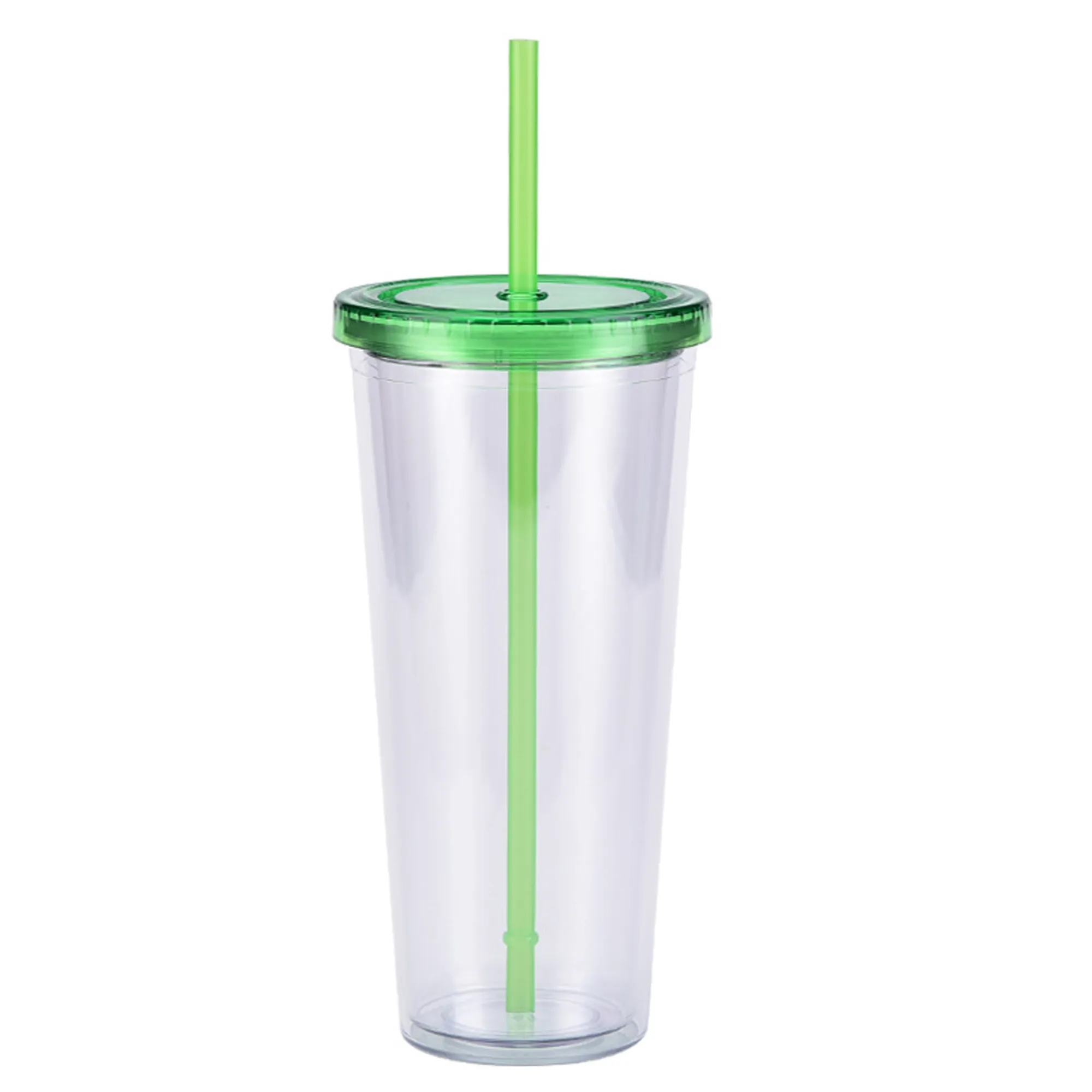 Custom 24oz AS Plastic Straw Cup 6
