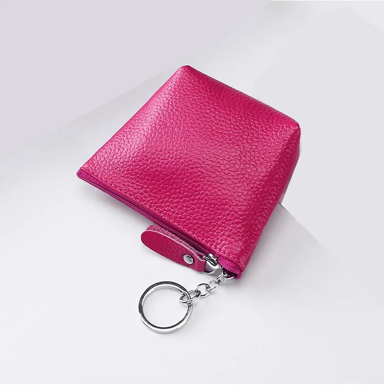 Leather Double Zipper Wallet 11