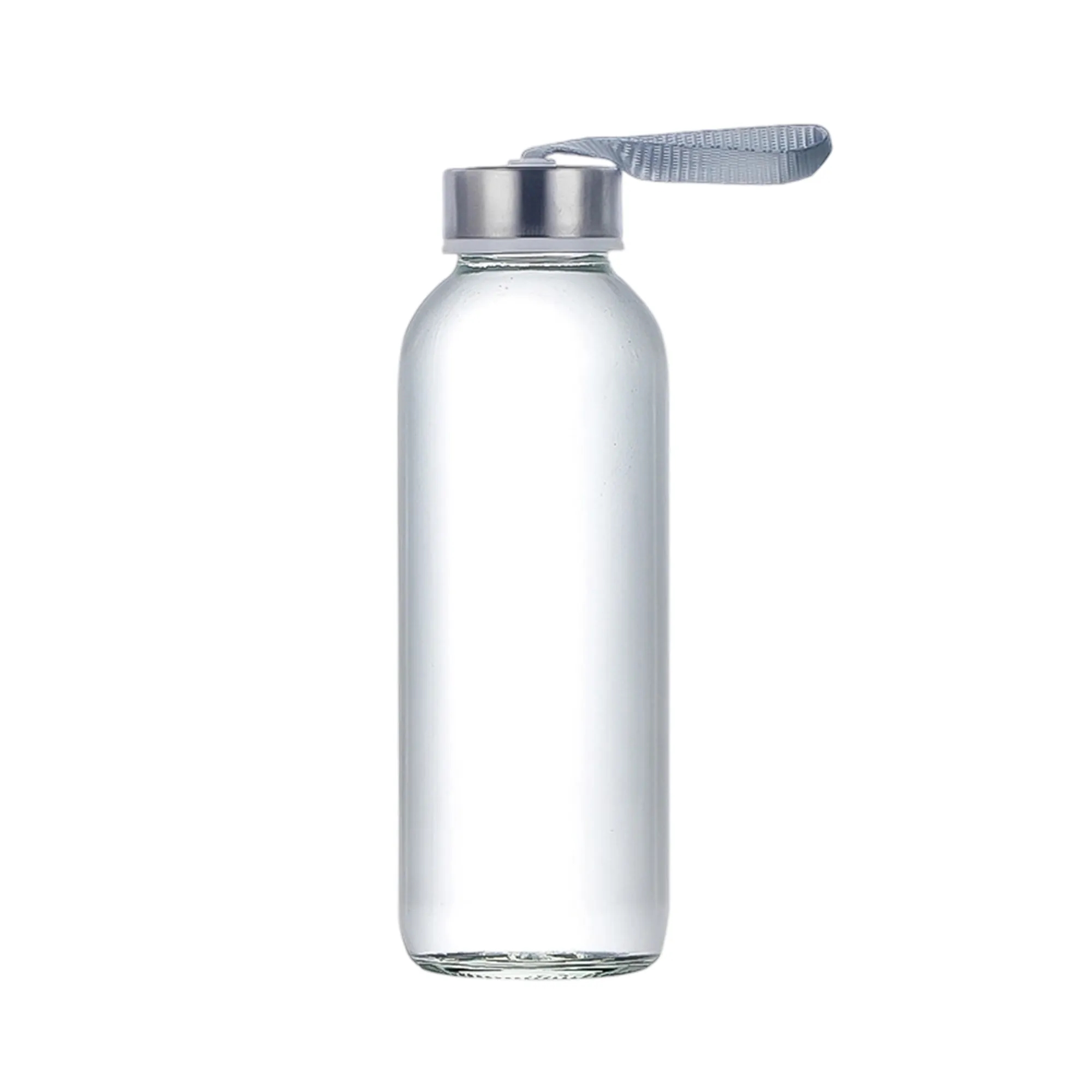 10oz Glass Water Bottle with Sleeve and Lanyard 1
