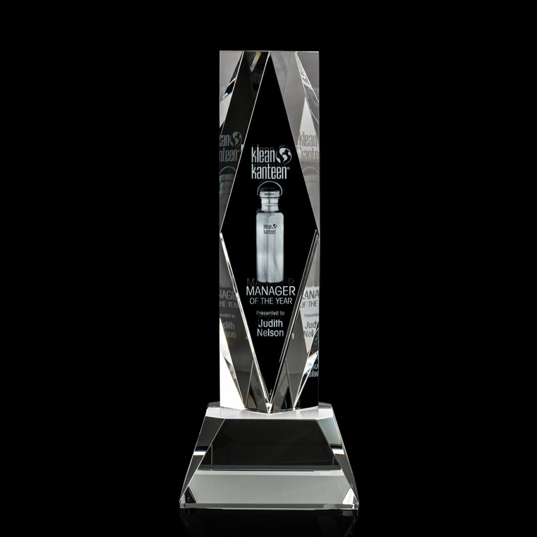 President 3D Award on Base - Clear 3