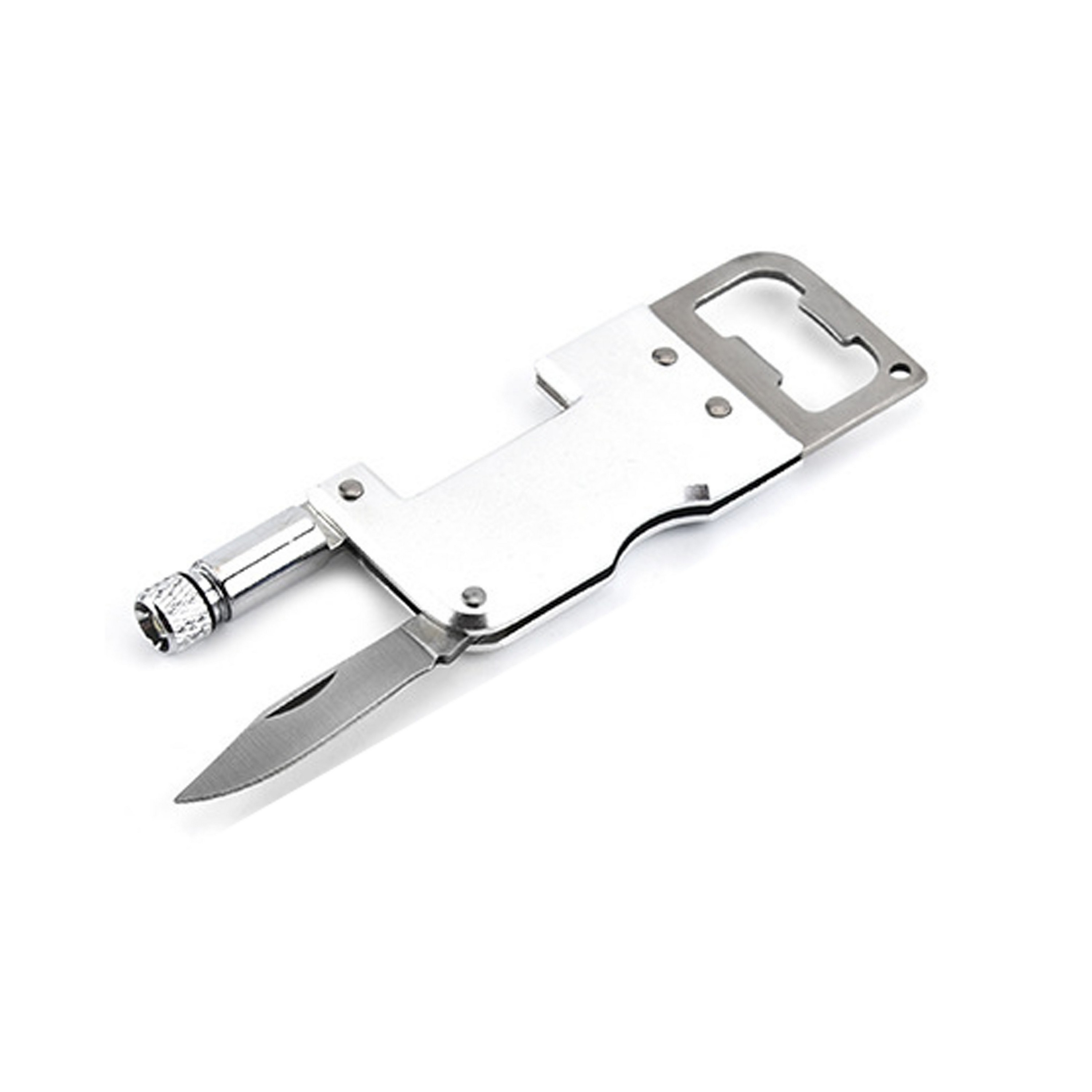 Multifunctional Metal LED Bottle Opener Key Chain 3