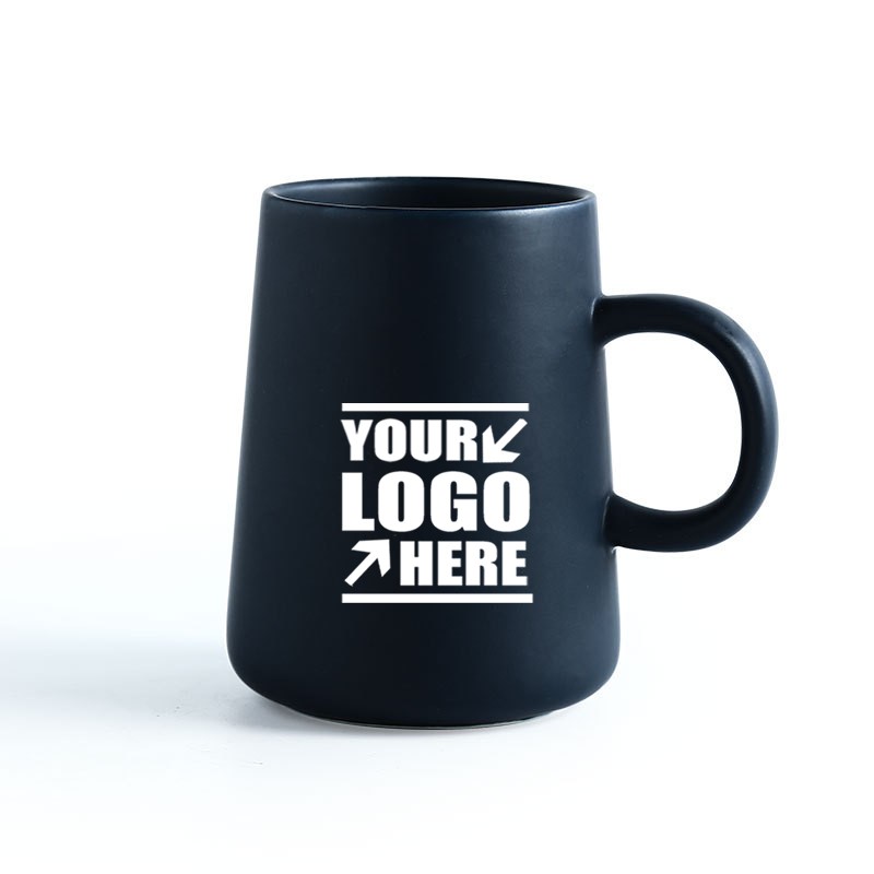 Narrow Mouth Wide Belly Matte Ceramic Coffee Mug 4
