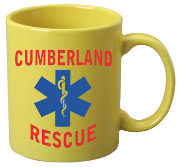 11 oz. Yellow Stoneware Mug 1