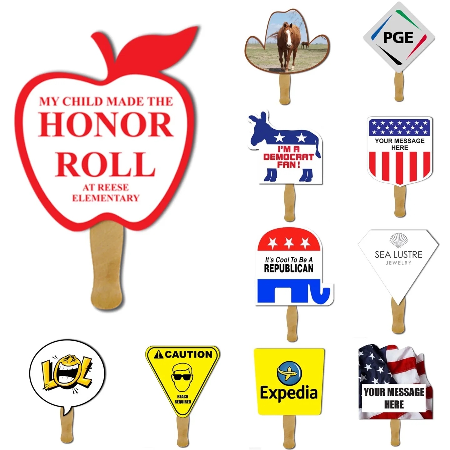 Custom Paper Hand Fan 1