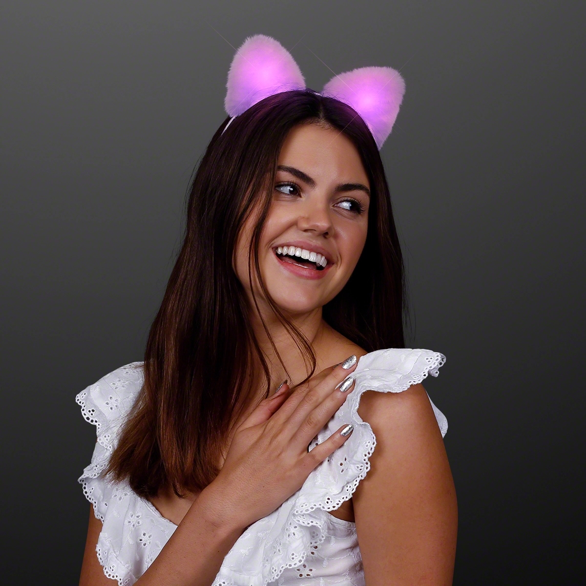 Soft Cat Ears Light Up Headbands 4