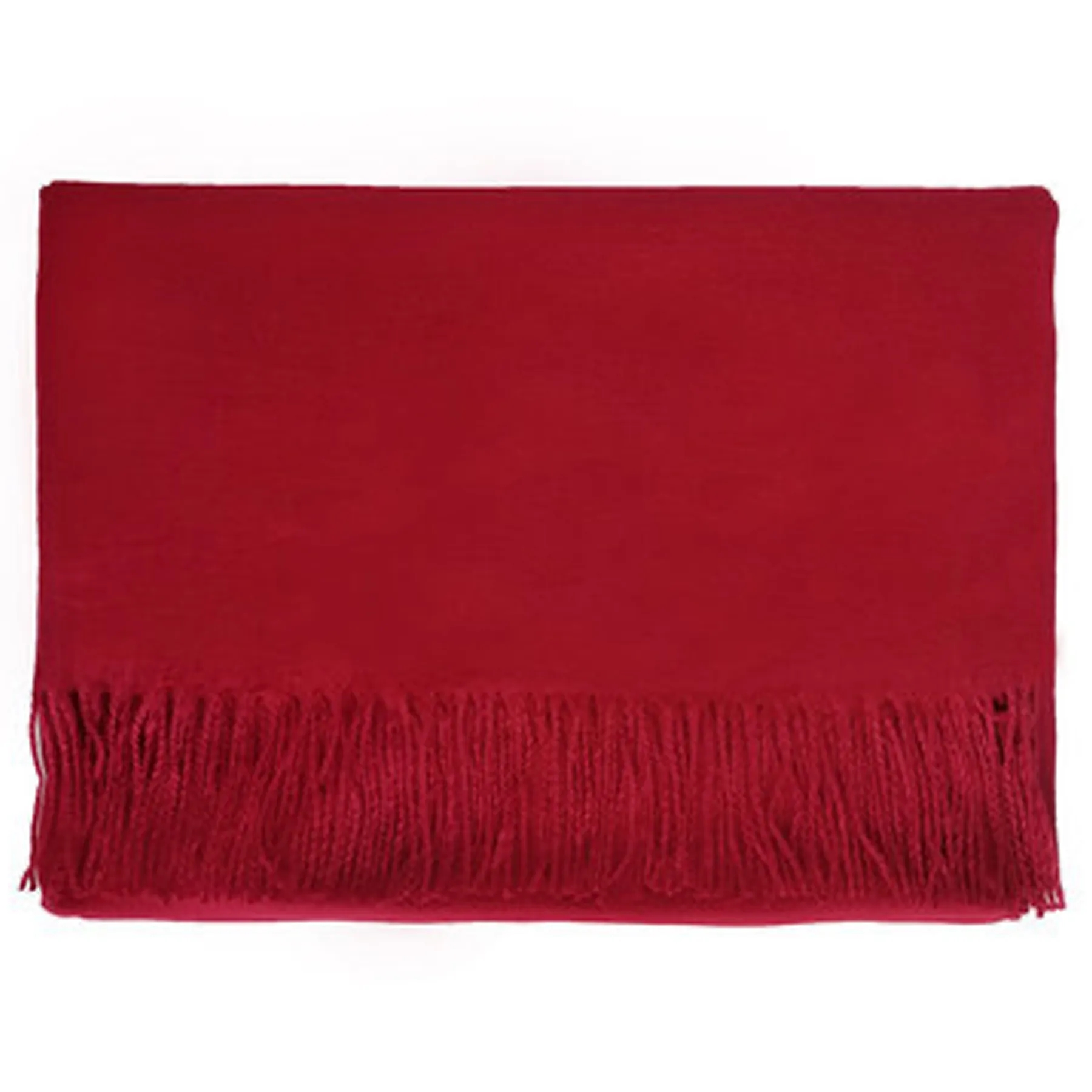 230G Winter Cashmere Scarf With Fringes 20