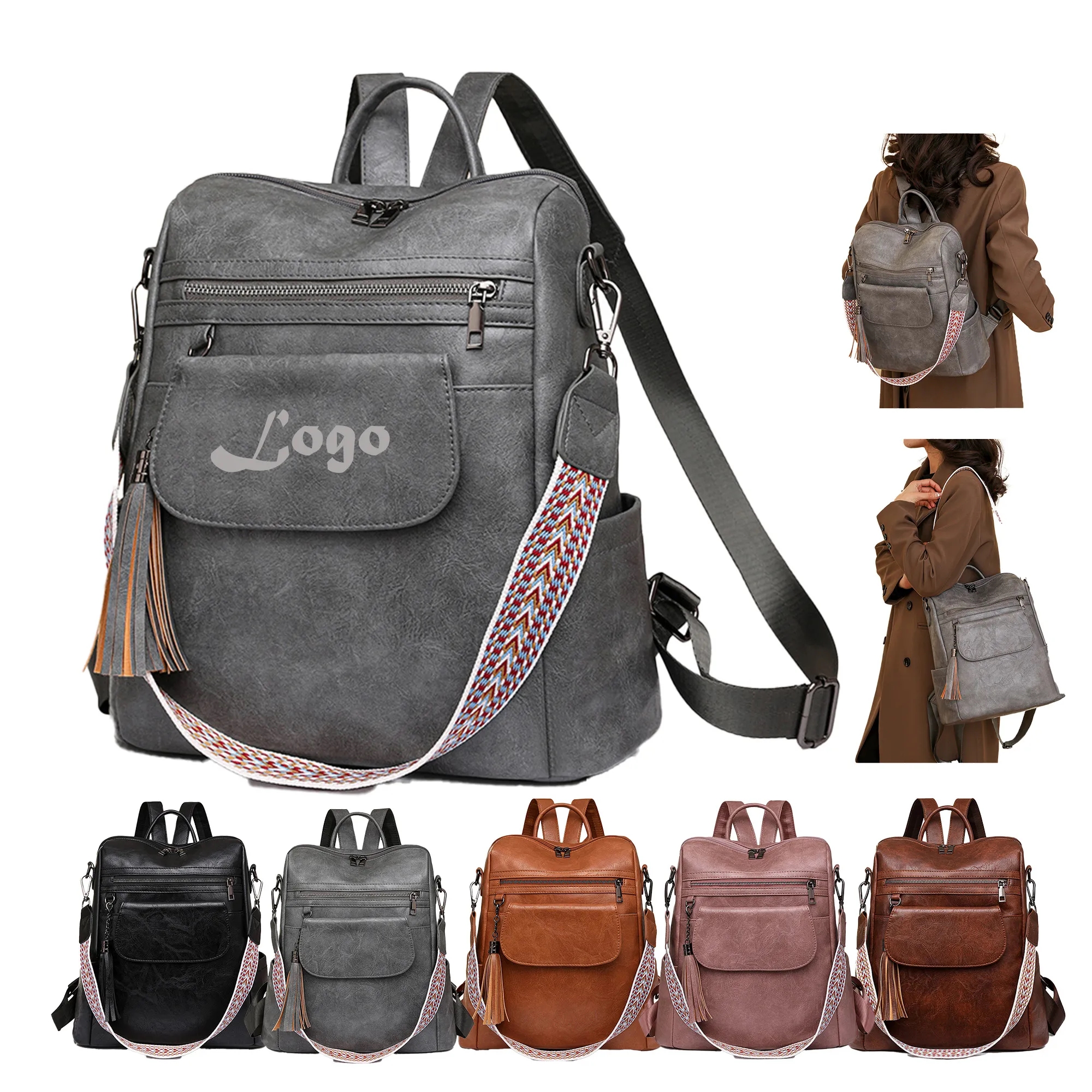 Trendy Convertible Crossbody Backpack 3
