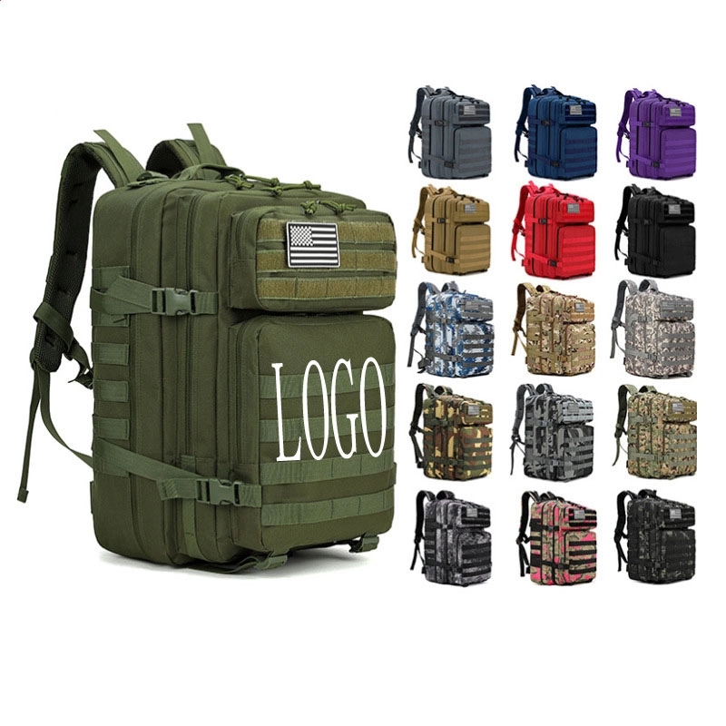 45L Camping Camouflage Backpack Large Capacity 4
