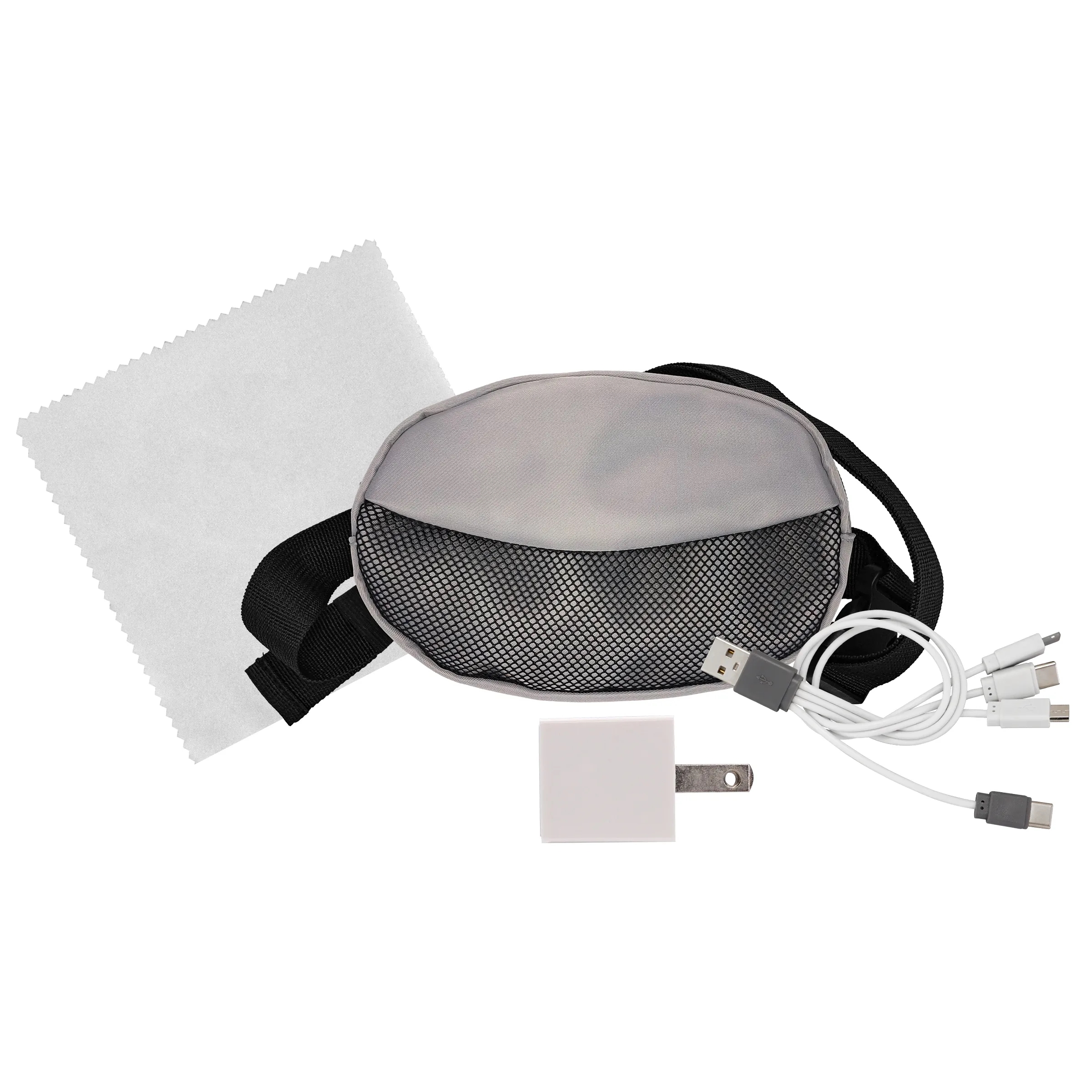 Sporty Charger, Cable and Cloth Travel Set 20