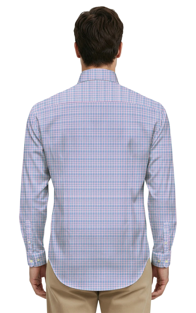 Mens L/S Tricolor Plaid 3
