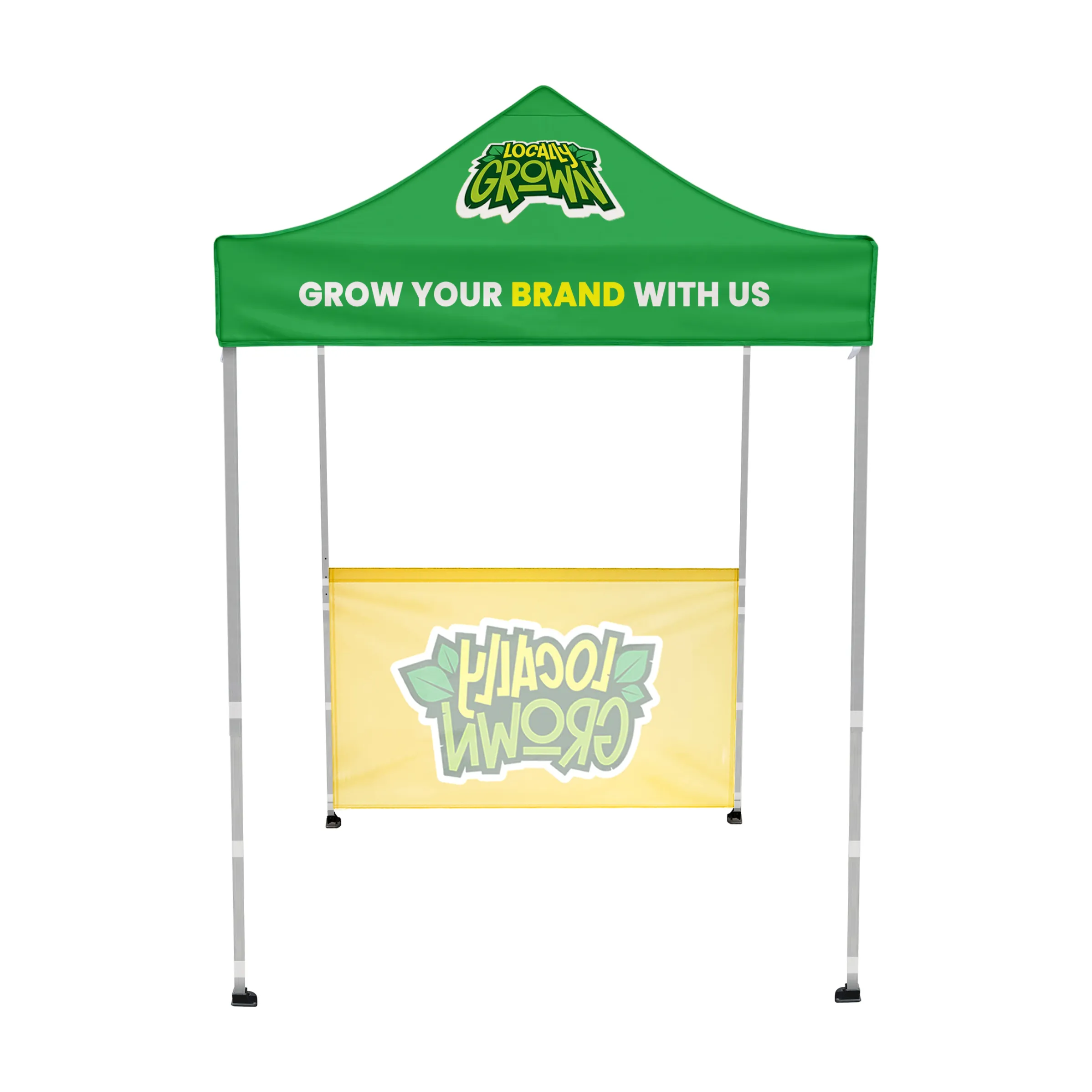 6'x6' Tent Canopy with frame and one half wall 10