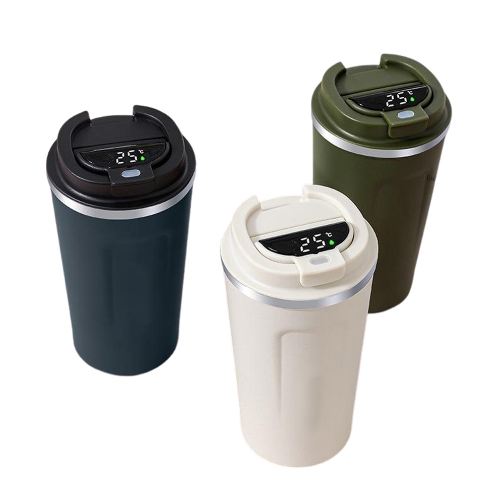 Intelligent Temperature Measuring Stainless Steel Thermos Cup 1
