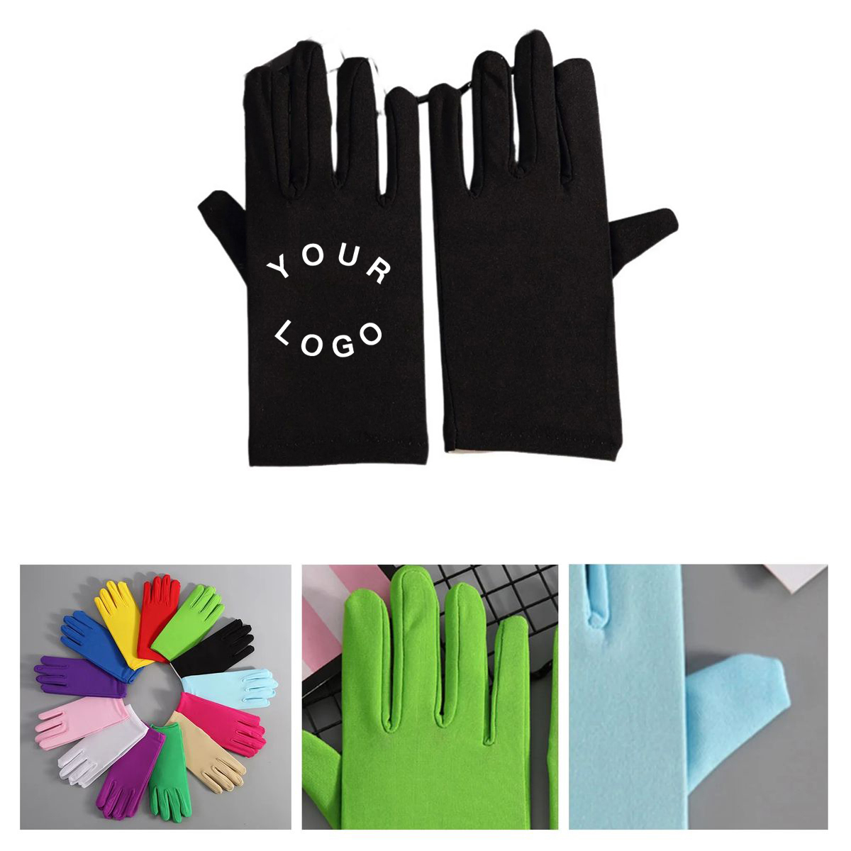Polyester Lightweight Gala Formal Gloves 4