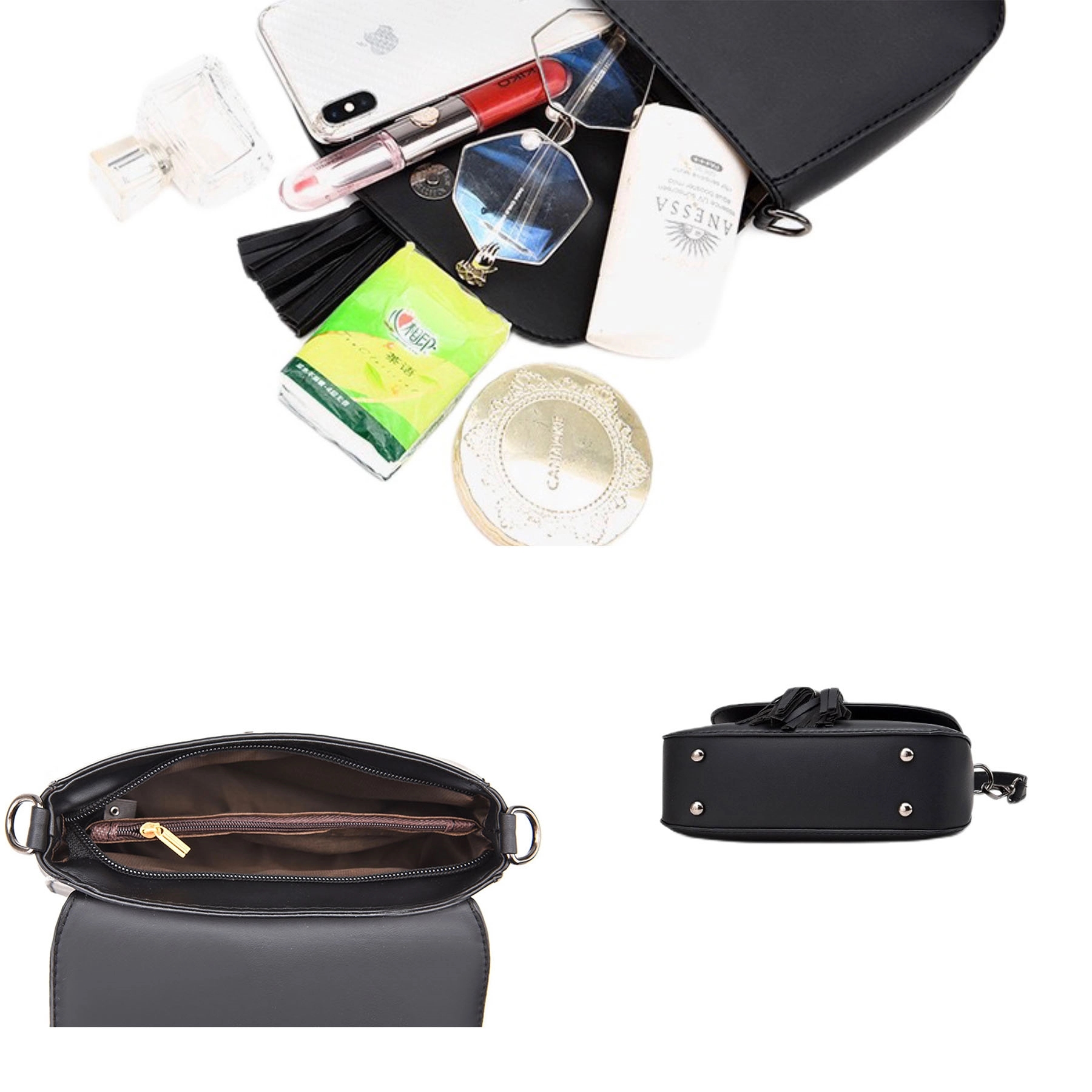 PU Leather Tassel Crossbody Bag 6