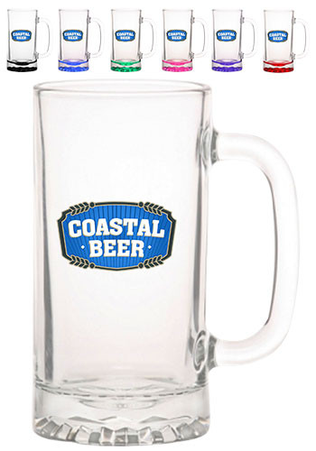 16 oz. Libbey Tankard Starburst Beer Mugs