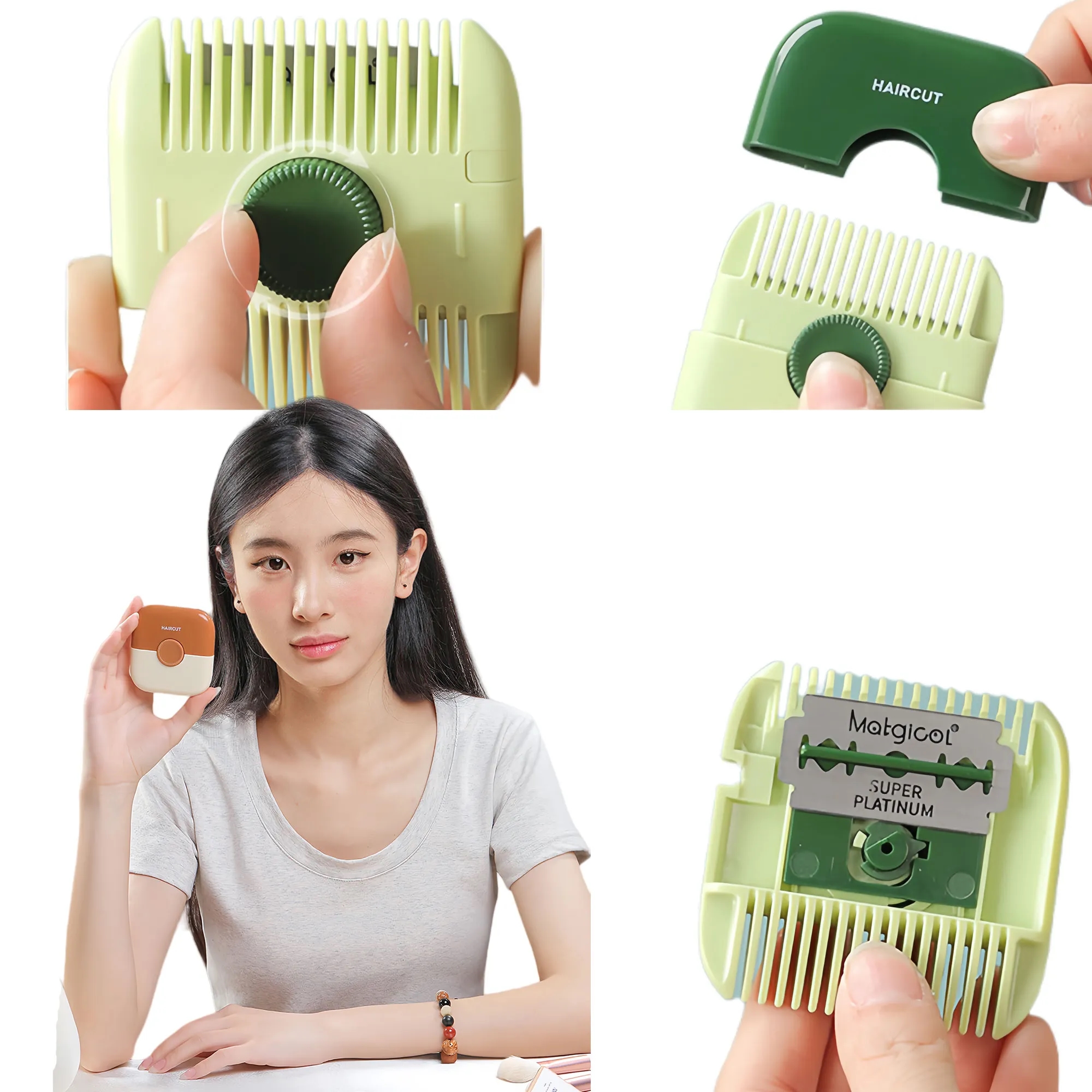 2 In 1 Hair Trimmer Comb For Women Split Ends Remover 1