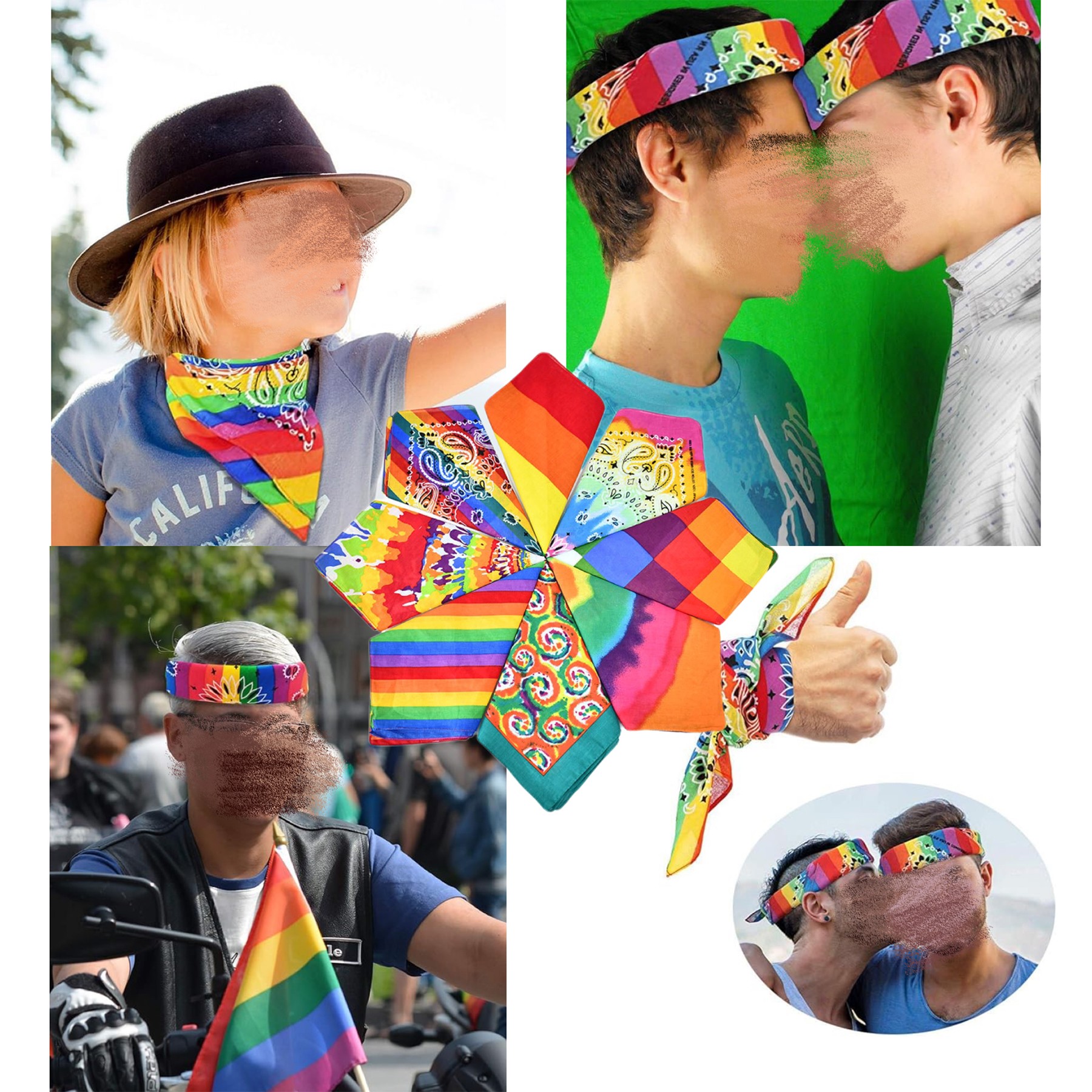 Rainbow Pride Bandana 4