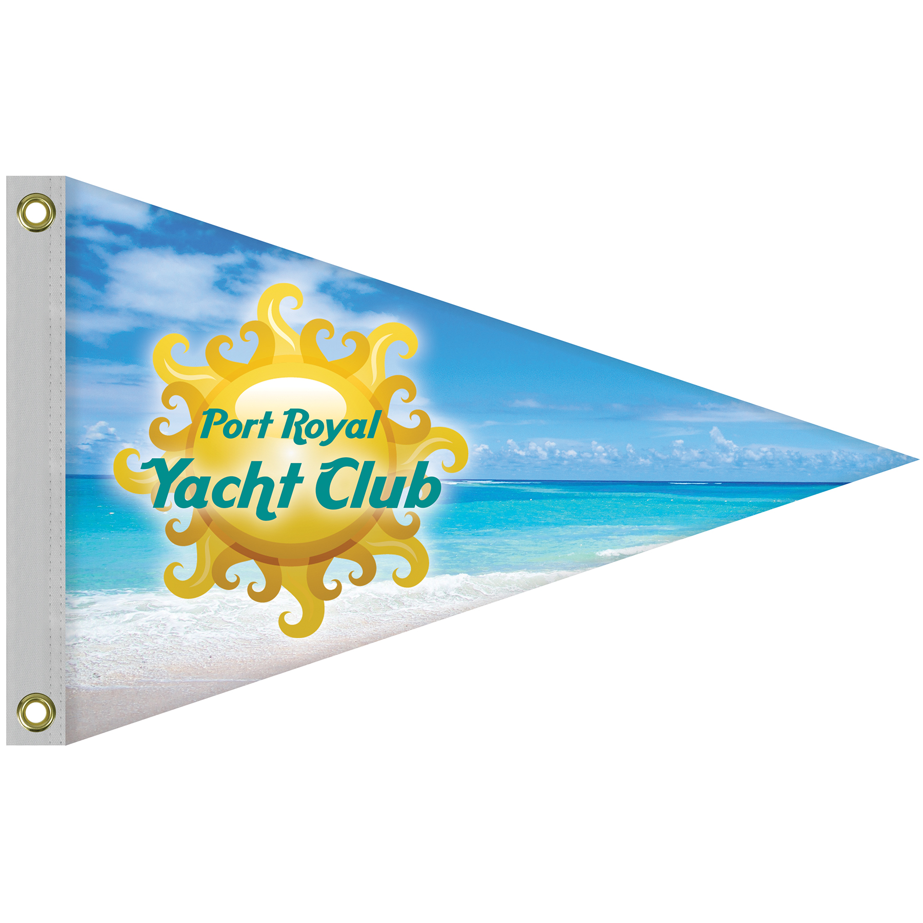 Double Sided Knitted Polyester Pennant Boat Flag (24"x36") 4