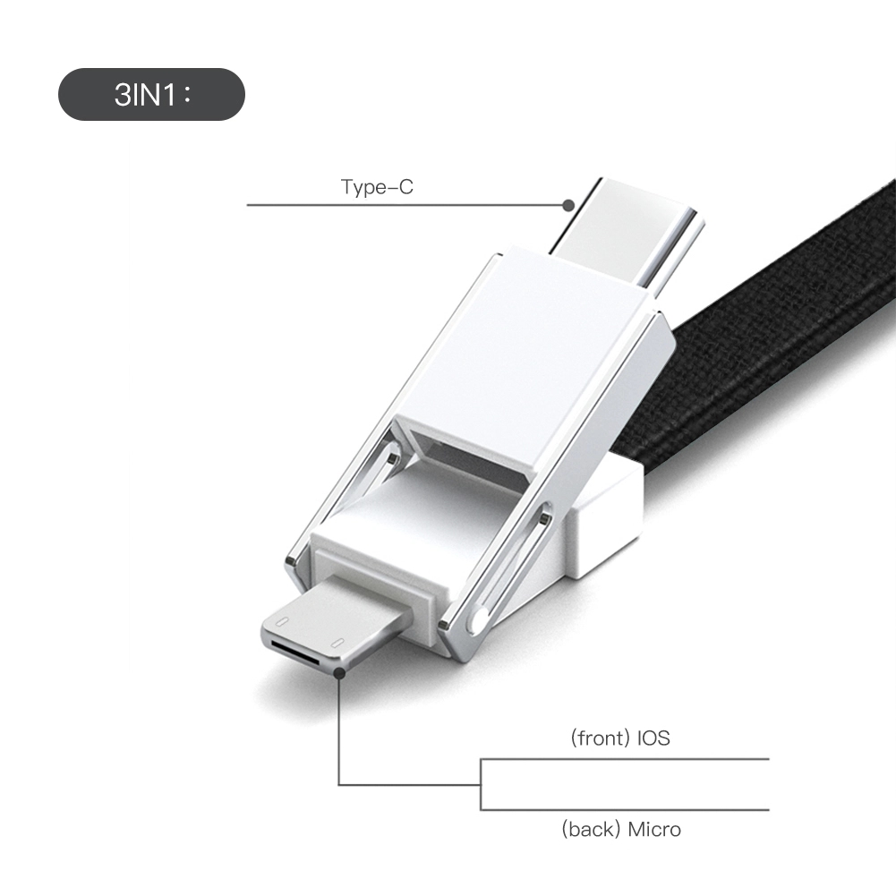 Keychain 3-in-1 Cell Phone Charging Cable 4