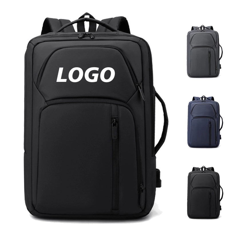 Custom Waterproof Laptop Backpack with USB Charging Port 3