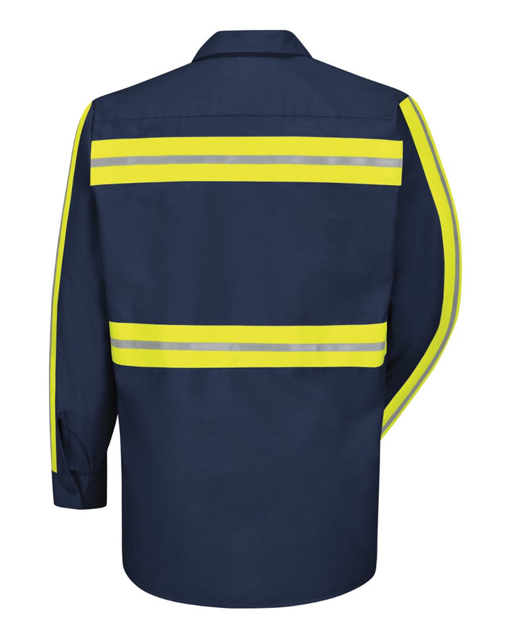 Men's Tall Industrial Enhanced-Visibility Long Sleeve Work Shirt - SP14ET 10