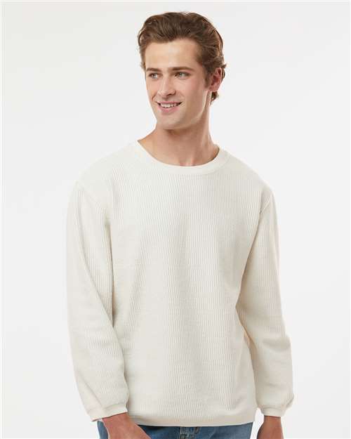 Unisex Corded Crewneck Sweatshirt - 19179 8