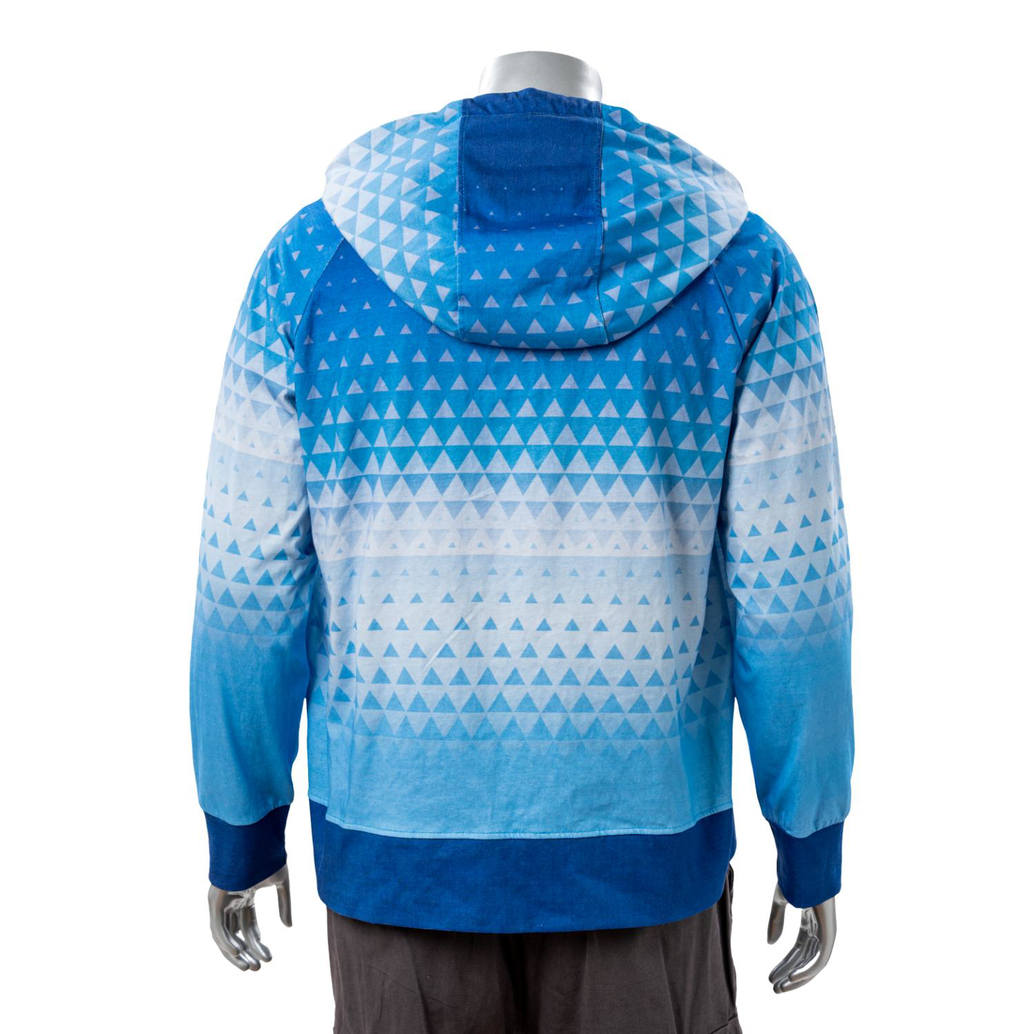 100% Cotton Full Color Reactive Digital Print Men's Zipper Hoodie w/ Pocket - 7.4 oz 1