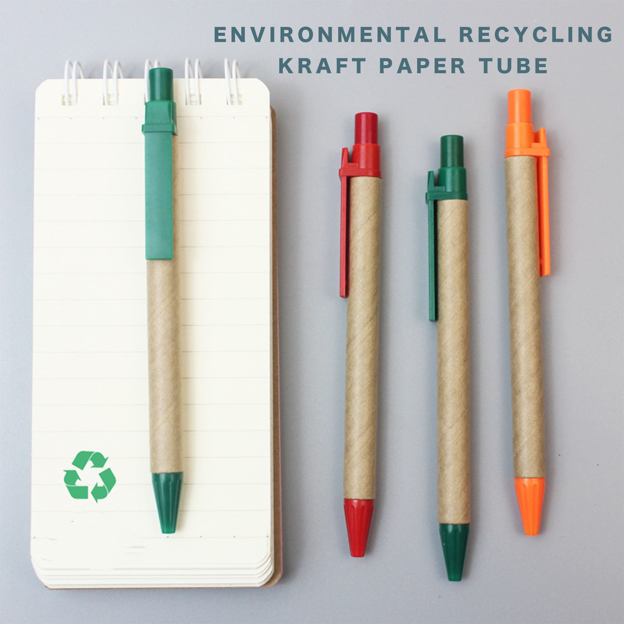 Environmentally Friendly Kraft Paper Ballpoint Pen 2