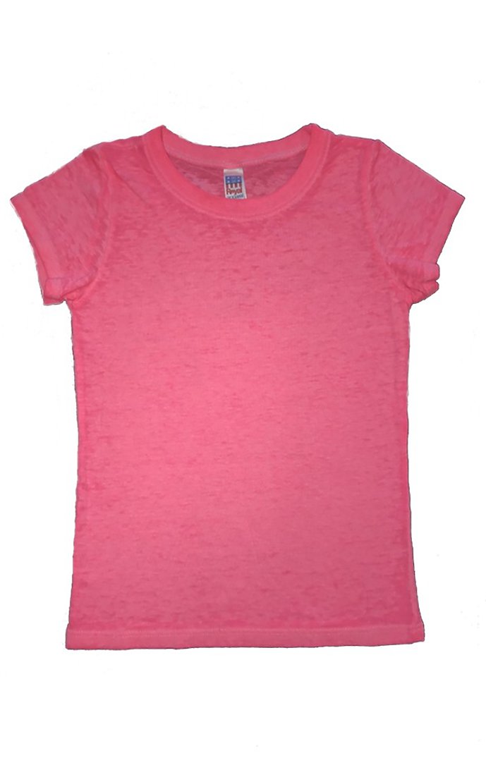 Youth Burnout Wash Short Sleeve Girls Tee 6