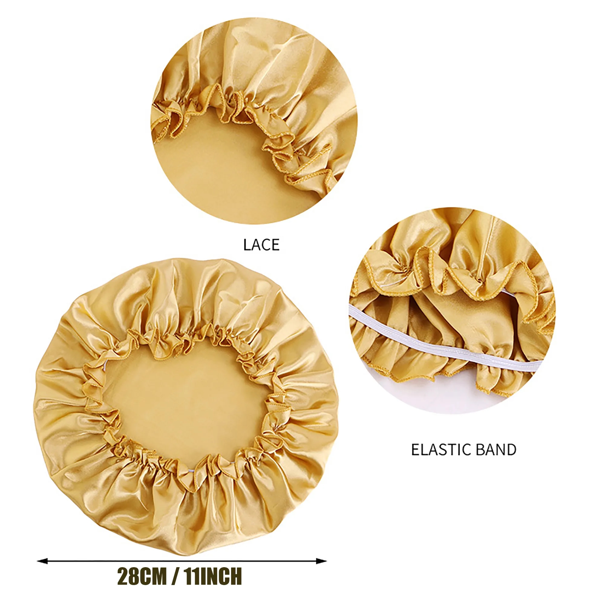 Silky Satin Sleep Cap Bonnet 3