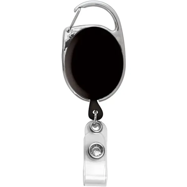 Carabiner Style Retractable Badge Reel, promotional clip with logo imprint 9