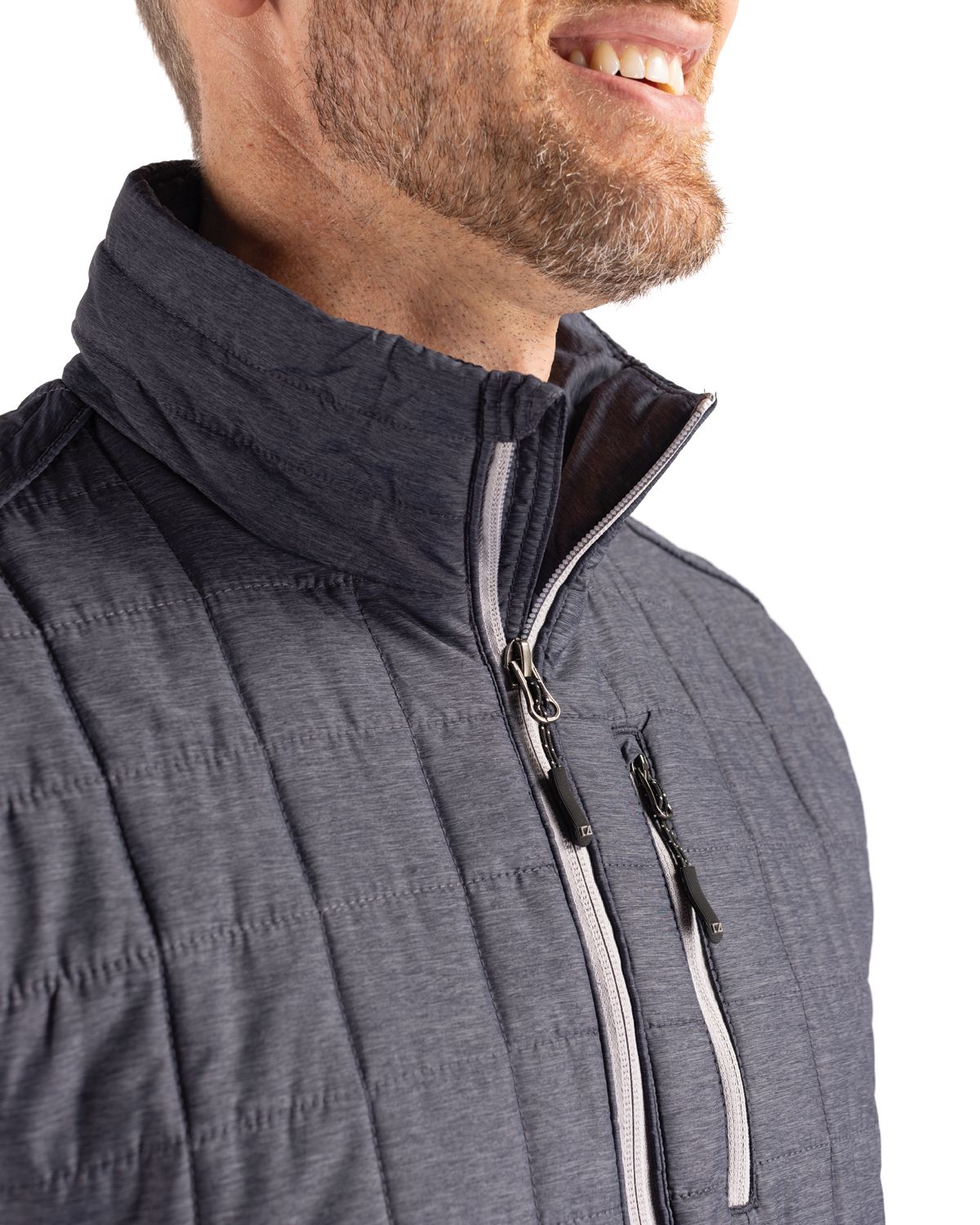 Rainier PrimaLoft Mens Eco Insulated Full Zip Puffer Vest