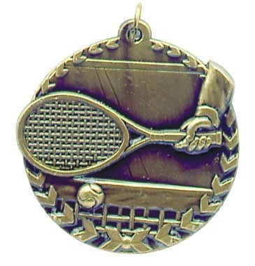 Tennis Millennium Medal, 1 3/4" 2