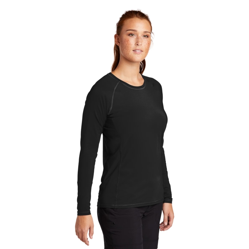 Sport-Tek Women's Long Sleeve Rashguard Tee. 16