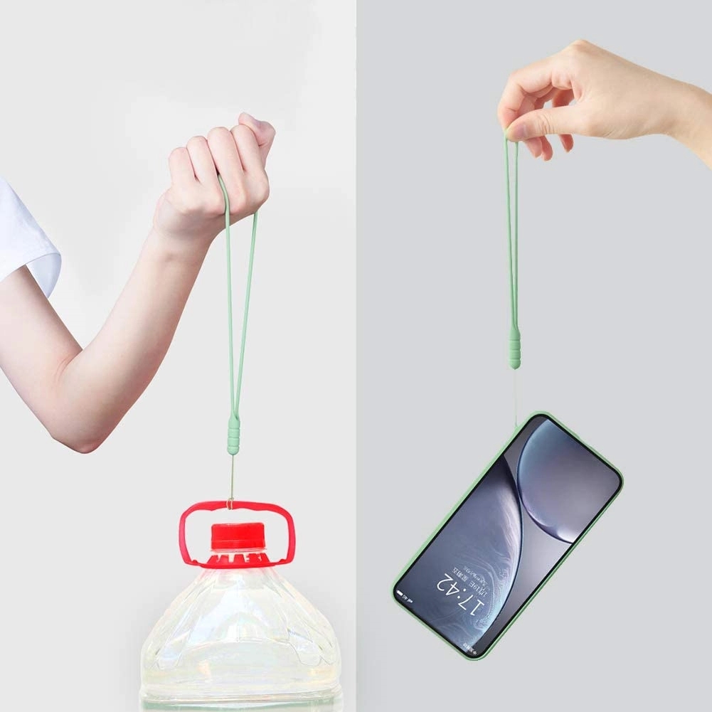 Liquid Silicone Mobile Phone Lanyard 6
