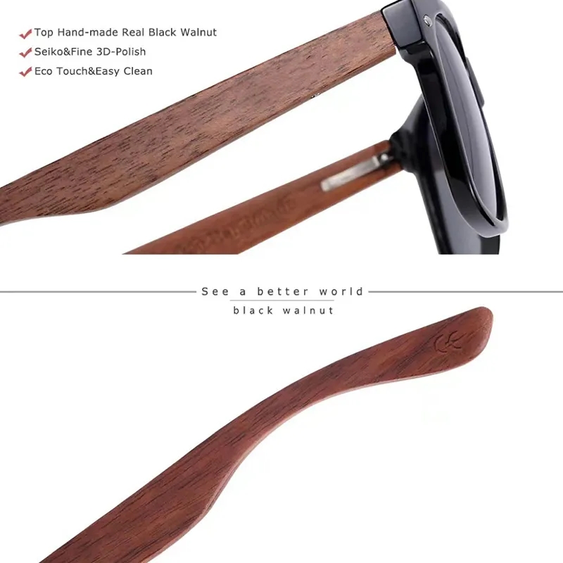 Polarized Wooden Sunglasses Set 2