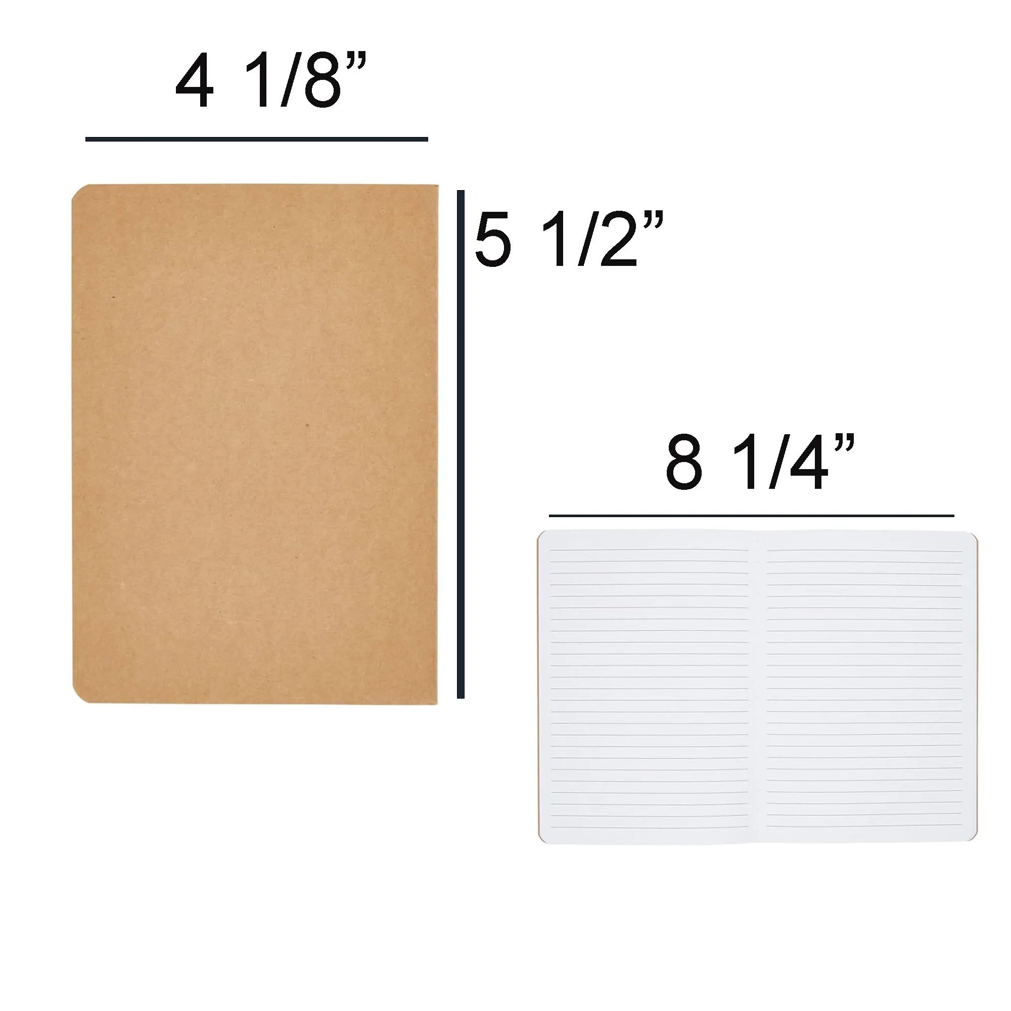 Spot Kraft Spiral Notebook Journal 4