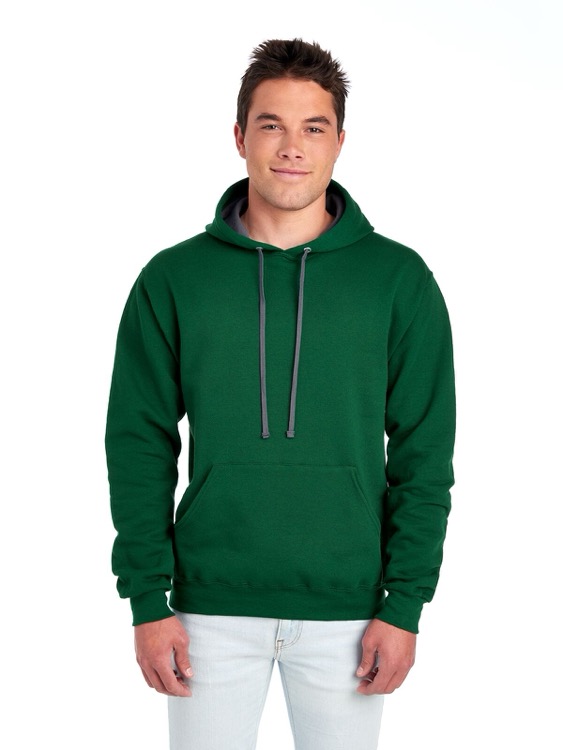 FRUIT OF THE LOOM Sofspun™ Unisex Hooded Sweatshirt, custom hoodie or sweatshirt with logo imprint 17