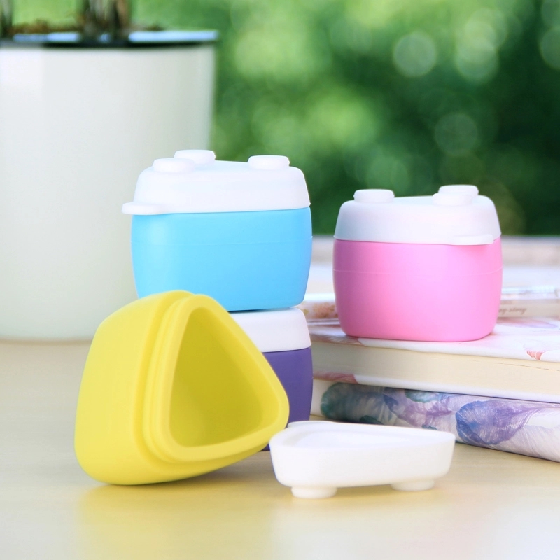 Silicone Travel Pill Organizer Jar & Jewelry Container 4