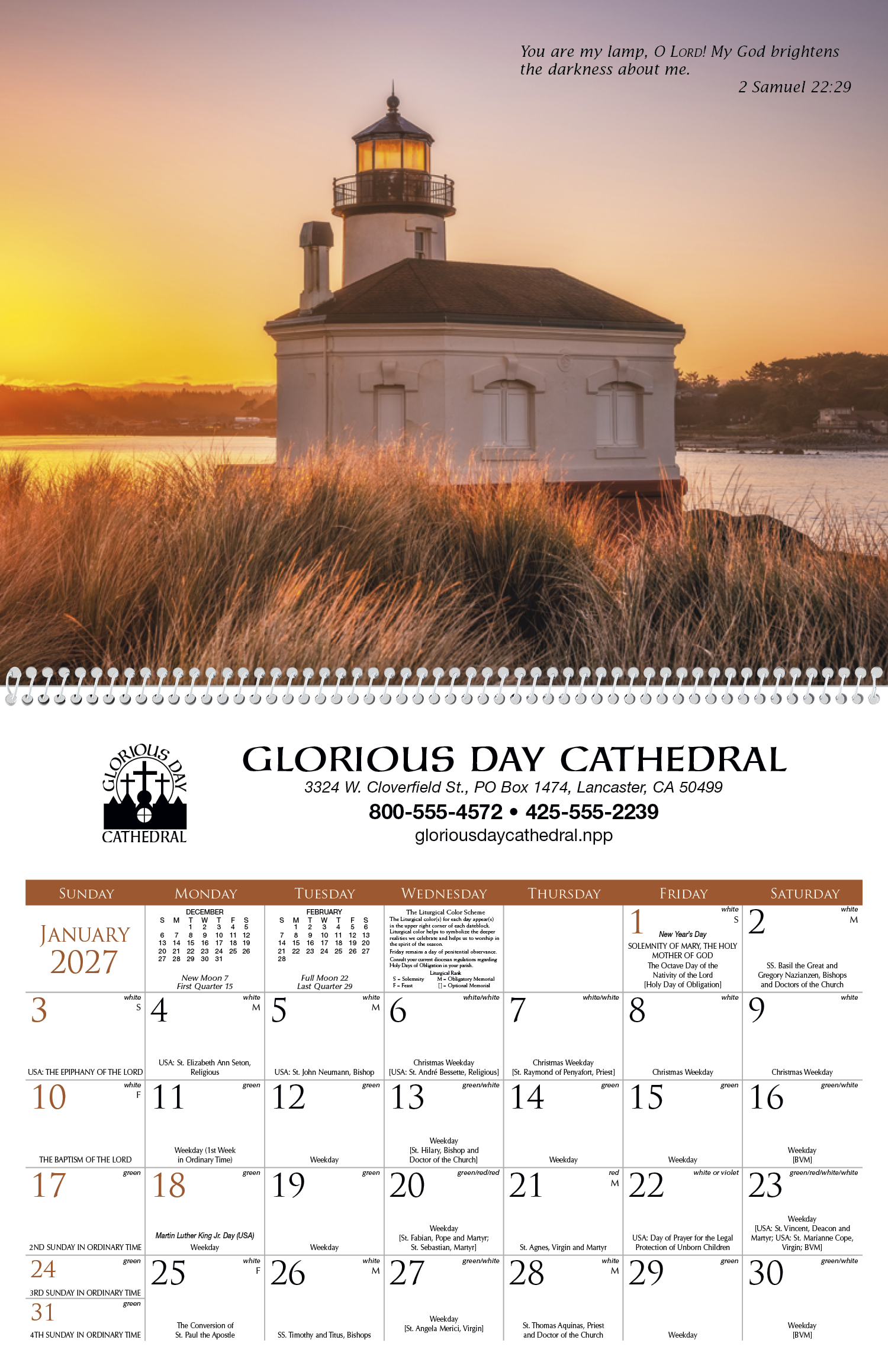 Triumph® Calendars Catholic Scenic Calendar 40