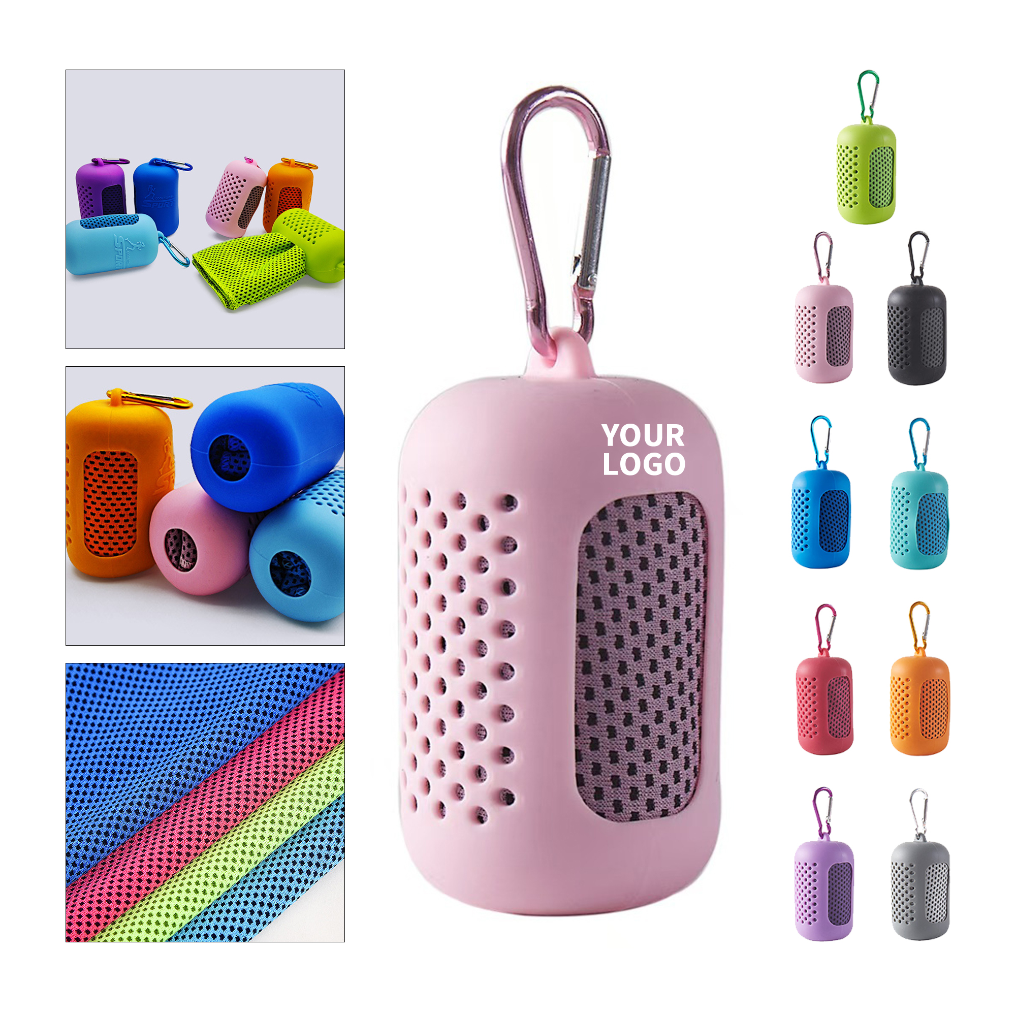 Quick Drying Cooling Towel Silicone Shell Packaging 3