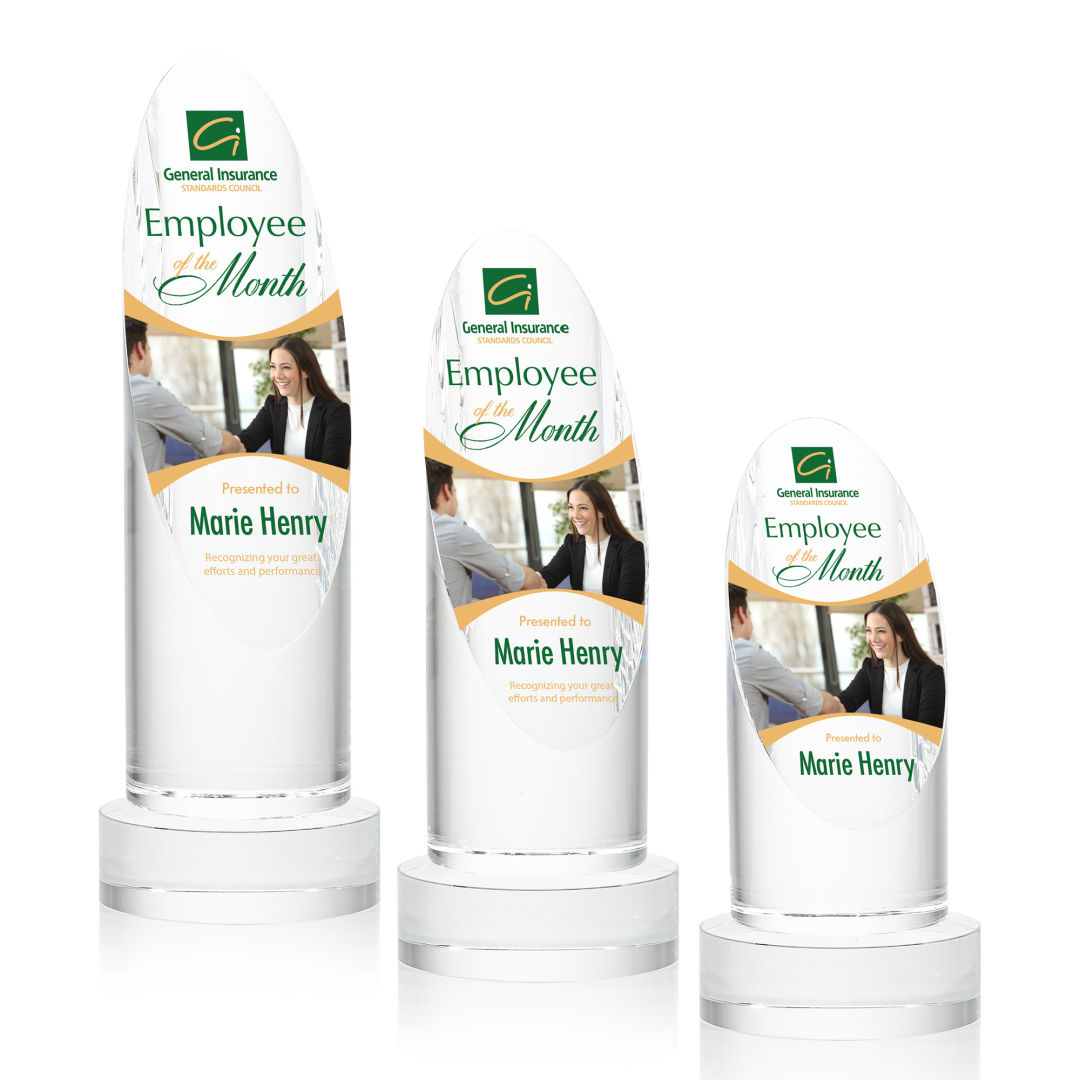 Lauder VividPrint™ Award on Base - Clear 7