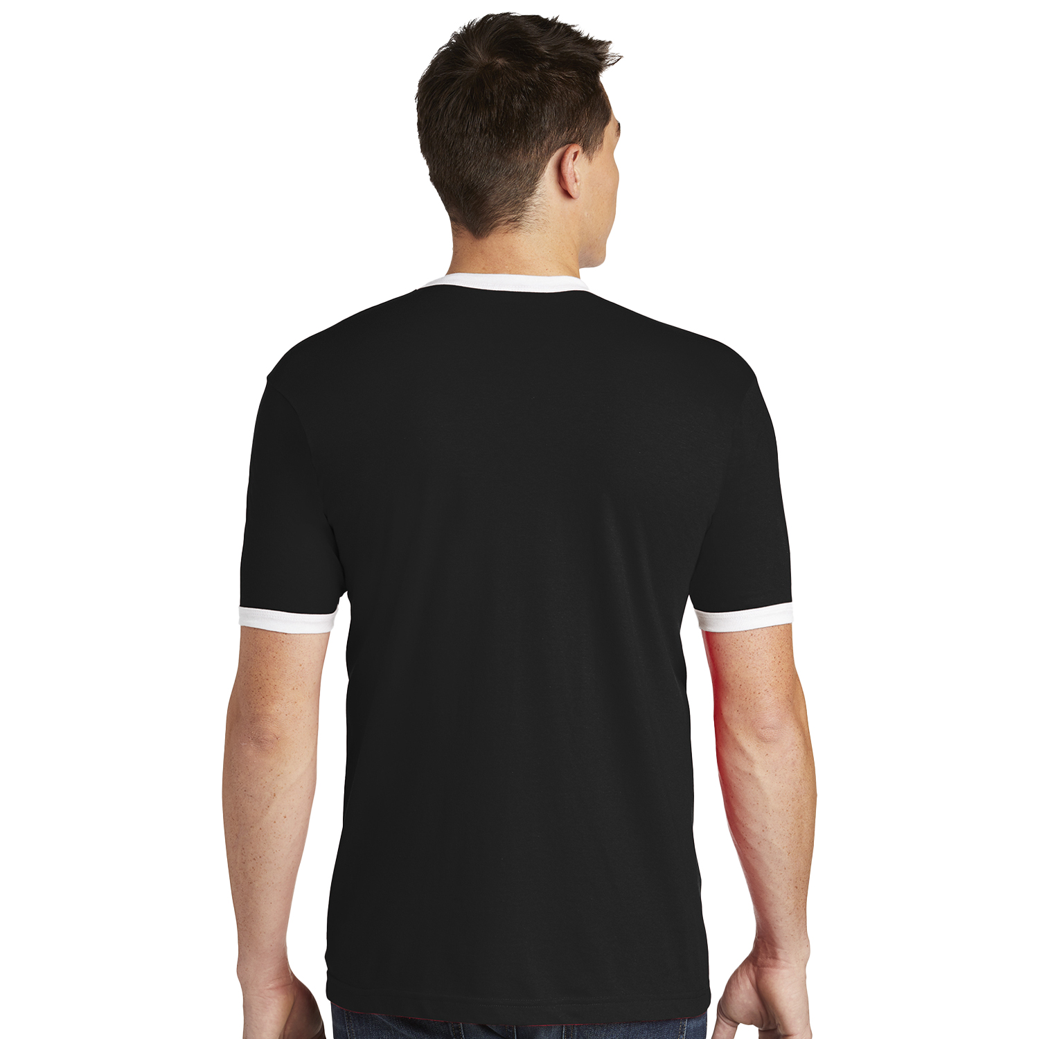 American Apparel ® Fine Jersey Ringer T-Shirt 3