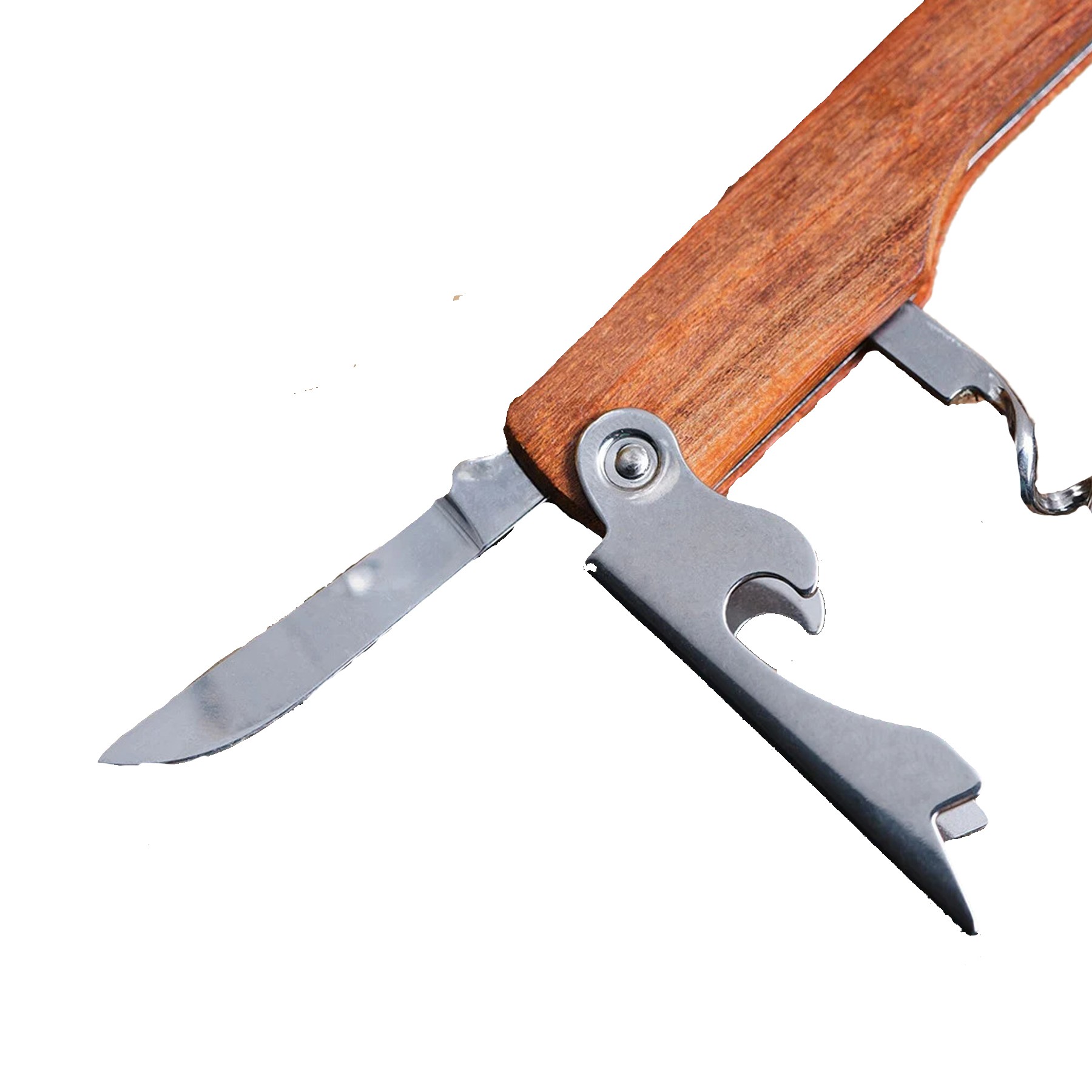 Personalized Carved Wooden 3-in-1 Bottle Opener 4